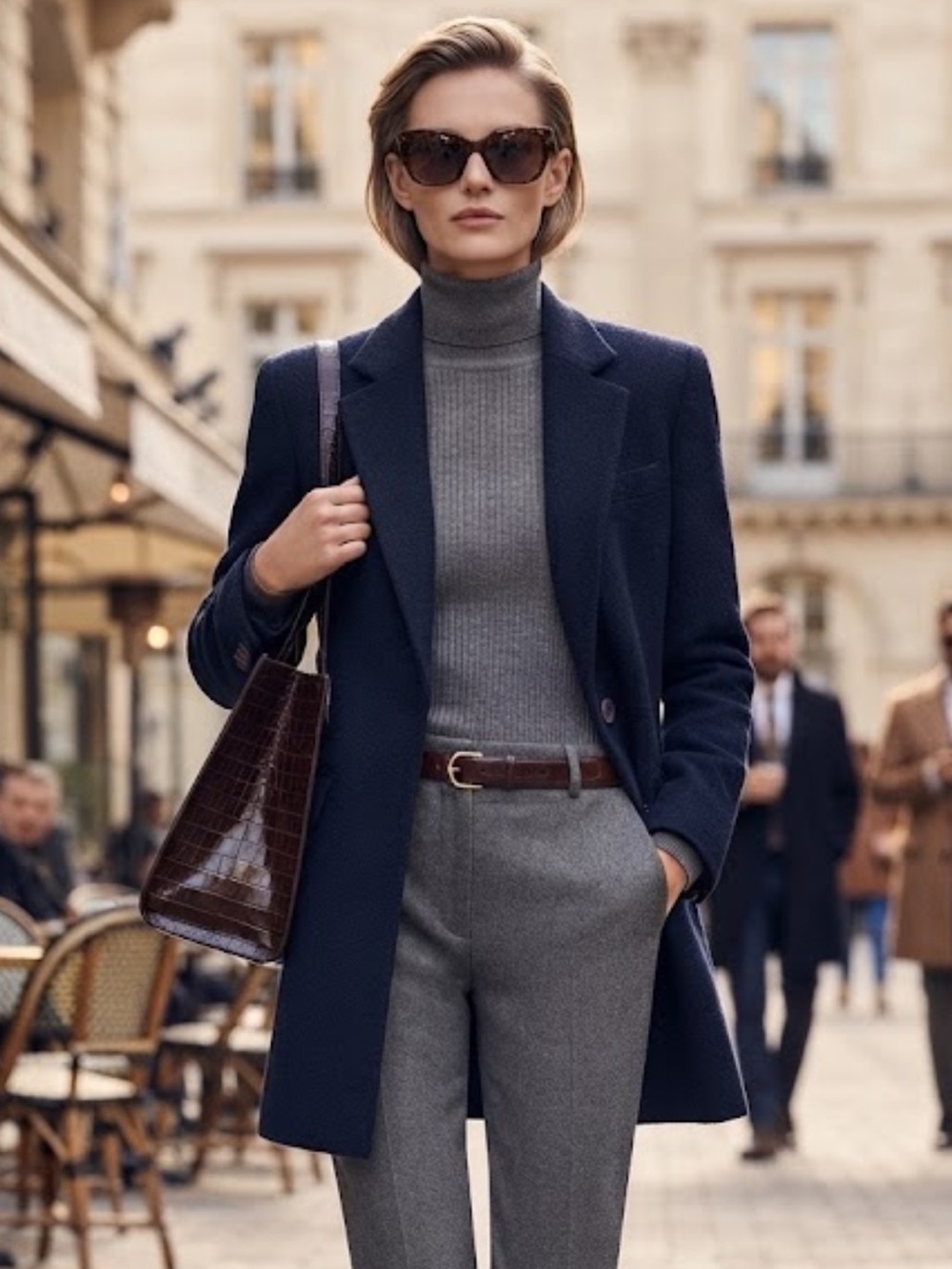 Vintage Bridgetown Classic Longline Blue Blazer